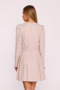 Sukienka Model MOE884 Beige - Moe Moe