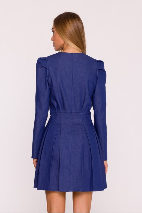 Sukienka Model MOE884 Blue - Moe Moe Sukienka Model MOE884 Blue - Moe Moe