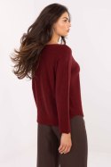Sweter Damski Model IT-SW-2219.63 Bordo - Italy Moda Italy Moda
