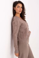Sweter Damski Model IT-SW-98300.69 Dark Beige - Italy Moda Italy Moda