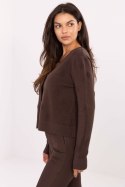 Sweter Damski Model IT-SW-98300.69 Dark Brown - Italy Moda Italy Moda
