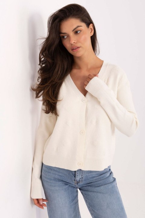 Sweter Damski Model IT-SW-98300.69 Ecru - Italy Moda Italy Moda Sweter Damski Model IT-SW-98300.69 Ecru - Italy Moda Italy Moda