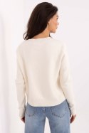 Sweter Damski Model IT-SW-98300.69 Ecru - Italy Moda Italy Moda