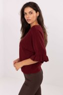 Sweter Damski Model IT-SW-99244.65 Bordo - Italy Moda Italy Moda