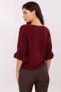 Sweter Damski Model IT-SW-99244.65 Bordo - Italy Moda Italy Moda