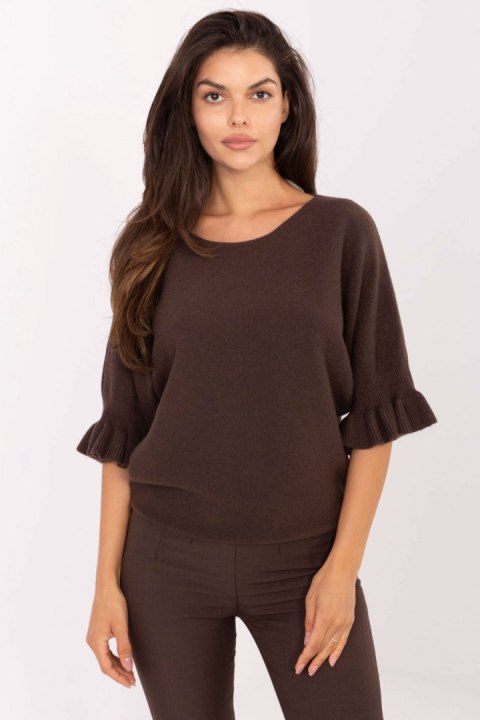 Sweter Damski Model IT-SW-99244.65 Dark Beige - Italy Moda Italy Moda Sweter Damski Model IT-SW-99244.65 Dark Beige - Italy Moda Italy Moda
