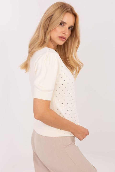 Sweter Damski Model PM-SW-PM-5060.06 Light Beige - Factory Price Factory Price Sweter Damski Model PM-SW-PM-5060.06 Light Beige - Factory Price Factory Price