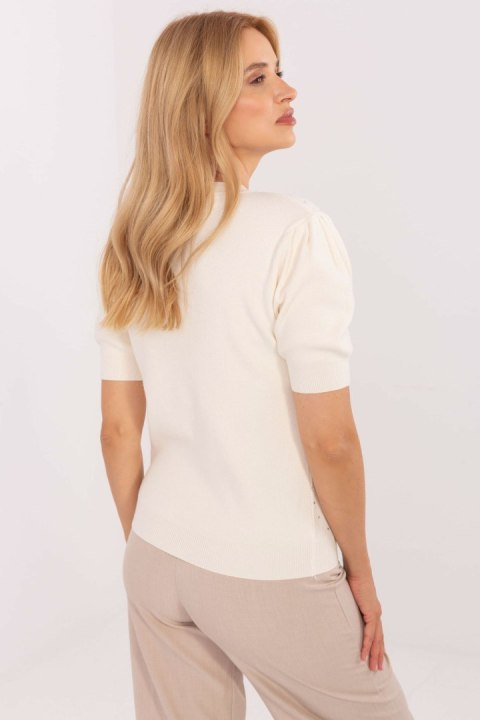 Sweter Damski Model PM-SW-PM-5060.06 Light Beige - Factory Price Factory Price Sweter Damski Model PM-SW-PM-5060.06 Light Beige - Factory Price Factory Price