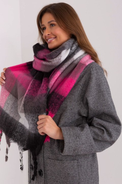 Szalik Model AT-SZ-2313501.97 Black/Pink - AT AT Szalik Model AT-SZ-2313501.97 Black/Pink - AT AT