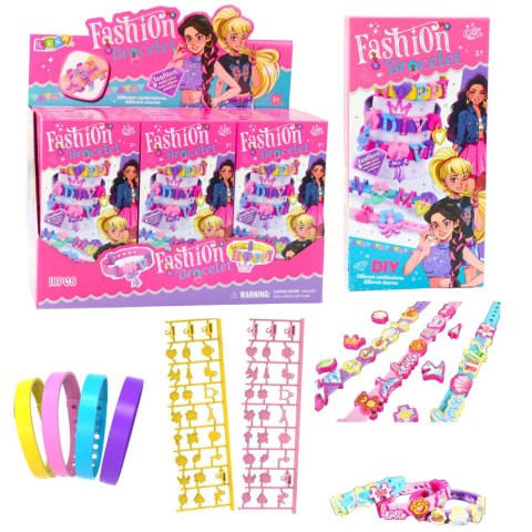 Zestaw Bransoletek DIY Zawieszki Wzory Litery 4 Bransoletki Regulowane LEAN TOYS Zestaw Bransoletek DIY Zawieszki Wzory Litery 4 Bransoletki Regulowane LEAN TOYS