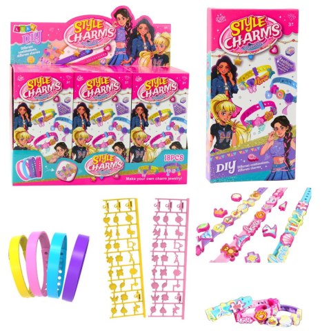 Zestaw Bransoletek DIY Zawieszki Zwierzątka 4 Bransoletki Regulowane LEAN TOYS Zestaw Bransoletek DIY Zawieszki Zwierzątka 4 Bransoletki Regulowane LEAN TOYS