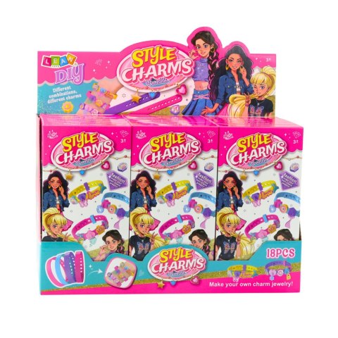 Zestaw Bransoletek DIY Zawieszki Zwierzątka 4 Bransoletki Regulowane LEAN TOYS Zestaw Bransoletek DIY Zawieszki Zwierzątka 4 Bransoletki Regulowane LEAN TOYS