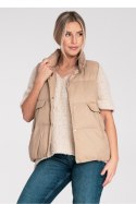 Kamizelka Model M1115 Beige - Figl Figl Kamizelka Model M1115 Beige - Figl Figl