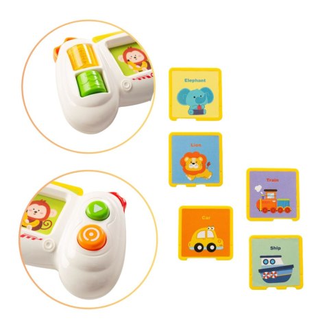 Konsola Pad Interaktywny Edukacyjny Z Kartami Światła Dźwięki LEAN Toys Konsola Pad Interaktywny Edukacyjny Z Kartami Światła Dźwięki LEAN Toys