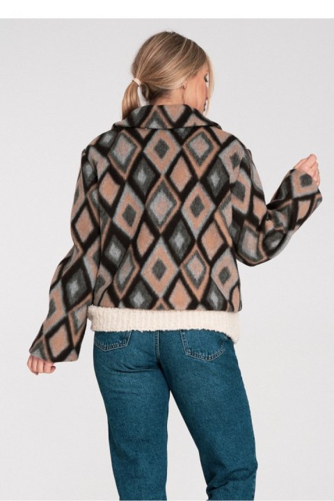 Kurtka Damska Model M1117 Blue - Figl Figl Kurtka Damska Model M1117 Blue - Figl Figl