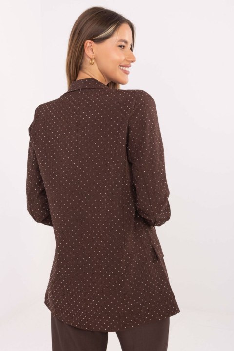 Marynarka Model IT-MA-7684.81 Brown - Italy Moda Italy Moda Marynarka Model IT-MA-7684.81 Brown - Italy Moda Italy Moda
