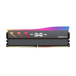 Pamięć DDR5 Silicon Power XPOWER Storm RGB Gaming 32GB (1x32GB) 6000MHz CL38 1.35V UDIMM Gray Silicon Power