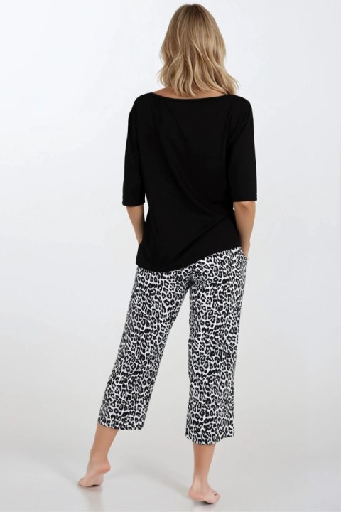 Piżama Damska Model Noir Grace Black - Momenti Per Me Momenti Per Me Piżama Damska Model Noir Grace Black - Momenti Per Me Momenti Per Me