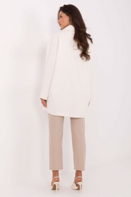 Płaszcz Damski Model IT-PL-A9582.86 Ecru - Rue Paris Rue Paris