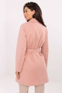 Płaszcz Damski Model IT-PL-A9590.85 Light Pink - Rue Paris Rue Paris
