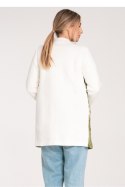 Płaszcz Damski Model M1062 White - Figl Figl Płaszcz Damski Model M1062 White - Figl Figl
