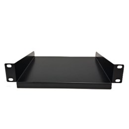 Półka RACK 10'' 1U 200mm, Netrack, czarna NETRACK