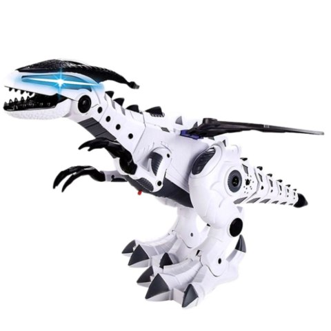 Robot Dinozaur Ze Skrzydłami Na Baterie Porusza Się Światła Dźwięki LEAN Toys Robot Dinozaur Ze Skrzydłami Na Baterie Porusza Się Światła Dźwięki LEAN Toys