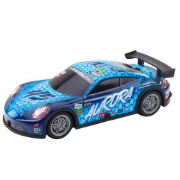 Samochód Wyścigowy Zdalnie Sterowany RC Świecąca Obudowa Niebieski LEAN Toys