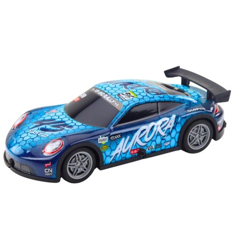 Samochód Wyścigowy Zdalnie Sterowany RC Świecąca Obudowa Niebieski LEAN Toys Samochód Wyścigowy Zdalnie Sterowany RC Świecąca Obudowa Niebieski LEAN Toys