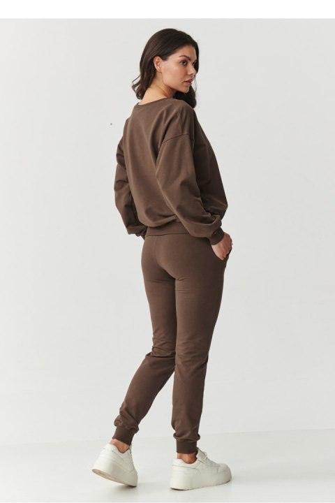 Spodnie Komplet Model M891 Czekolada - Makadamia Makadamia Spodnie Komplet Model M891 Czekolada - Makadamia Makadamia