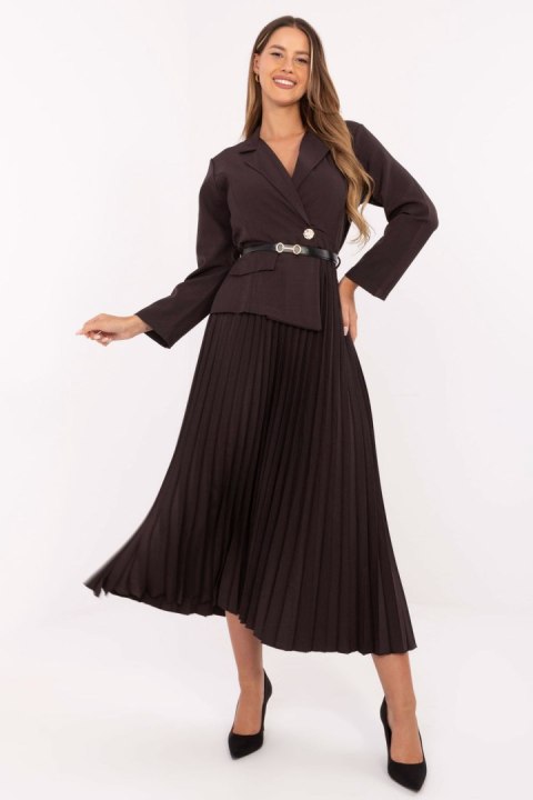 Sukienka Model IT-SK-21599.80 Dark Brown - Italy Moda Italy Moda
