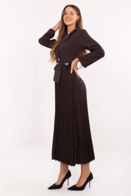 Sukienka Model IT-SK-21599.80 Dark Brown - Italy Moda Italy Moda
