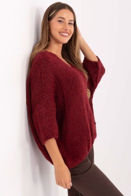 Sweter Damski Model IT-SW-7703.70 Bordo - Italy Moda Italy Moda