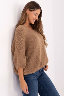 Sweter Damski Model IT-SW-7703.70 Camel - Italy Moda Italy Moda