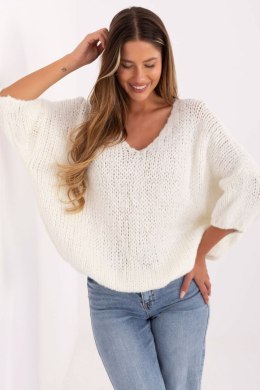 Sweter Damski Model IT-SW-7703.70 Ecru - Italy Moda Italy Moda