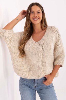 Sweter Damski Model IT-SW-7703.70 Light Beige - Italy Moda Italy Moda