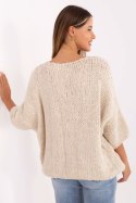 Sweter Damski Model IT-SW-7703.70 Light Beige - Italy Moda Italy Moda