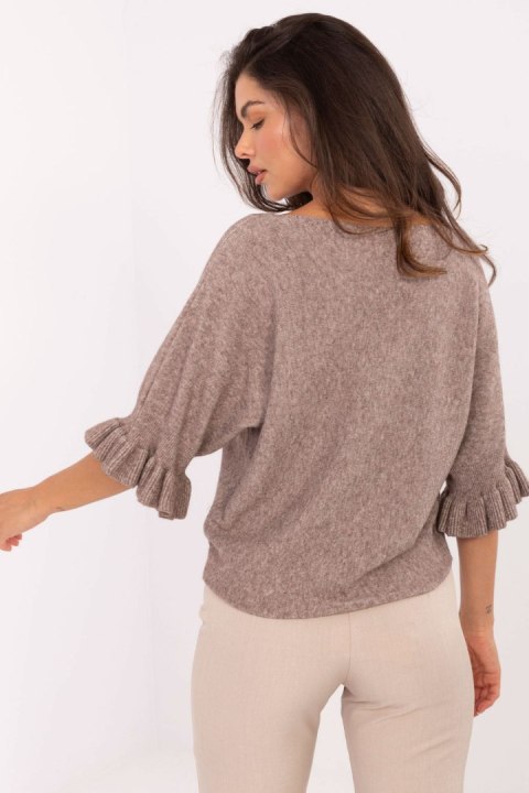 Sweter Damski Model IT-SW-99244.65 Dark Beige - Italy Moda Italy Moda Sweter Damski Model IT-SW-99244.65 Dark Beige - Italy Moda Italy Moda