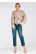 Sweter Damski Model M1094 White/Beige - Figl Figl