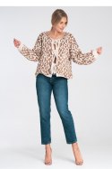 Sweter Damski Model M1094 White/Beige - Figl Figl