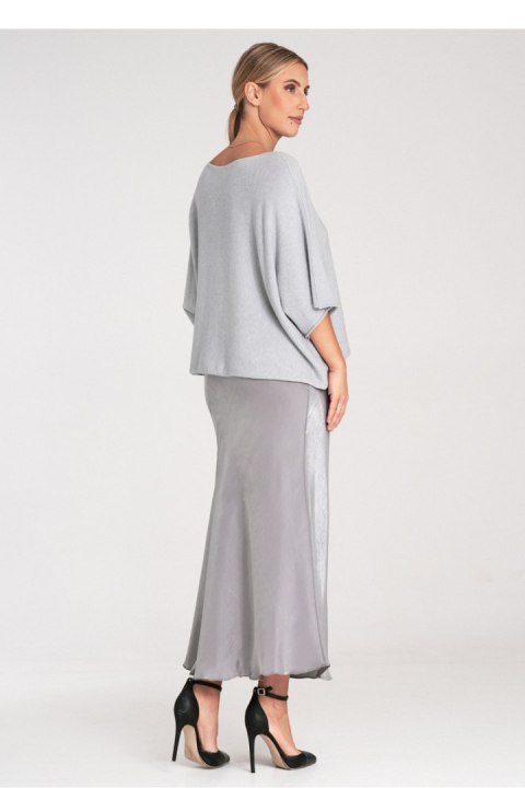 Sweter Damski Model M1102 Grey - Figl Figl Sweter Damski Model M1102 Grey - Figl Figl