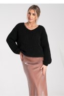 Sweter Damski Model M1108 Black - Figl Figl