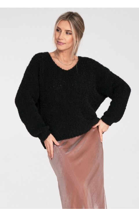 Sweter Damski Model M1108 Black - Figl Figl Sweter Damski Model M1108 Black - Figl Figl