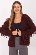 Sweter Kardigan Model MI-SW-1308.21 Bordo - Rue Paris Rue Paris