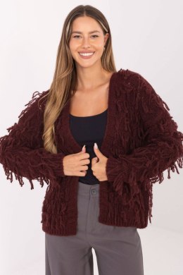 Sweter Kardigan Model MI-SW-1308.21 Bordo - Rue Paris Rue Paris