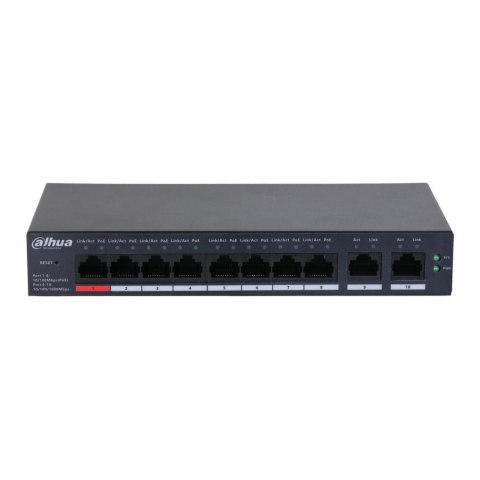 Switch zarządzalny Dahua CS4010-8ET-110 8x10/100 Mbps 2x1GbE Uplink PoE DAHUA Switch zarządzalny Dahua CS4010-8ET-110 8x10/100 Mbps 2x1GbE Uplink PoE DAHUA