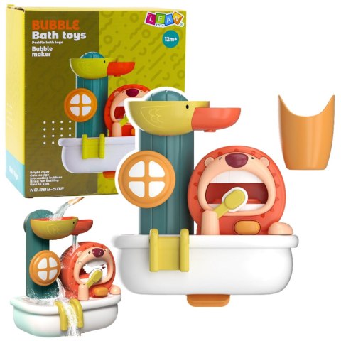 Zabawka Do Kąpieli Maszynka Do Robienia Piany Lew Kaczka LEAN Toys Zabawka Do Kąpieli Maszynka Do Robienia Piany Lew Kaczka LEAN Toys