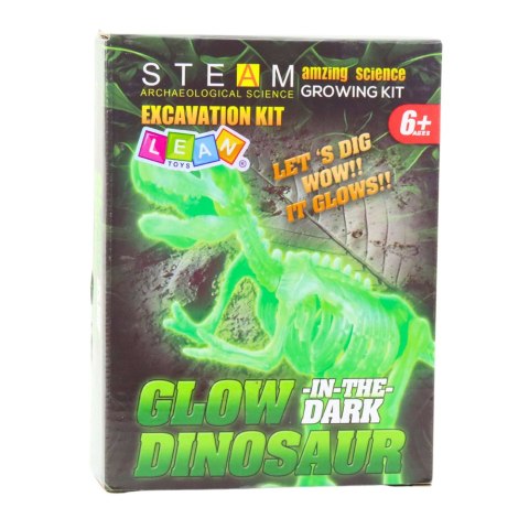 Zestaw Archeologiczny Wykopaliska Fluorescencyjny Szkielet Narzędzia LEAN Toys Zestaw Archeologiczny Wykopaliska Fluorescencyjny Szkielet Narzędzia LEAN Toys