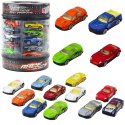 Zestaw Resoraków W Tubie Autka Nowoczesne Sportowe 1:64 LEAN Toys