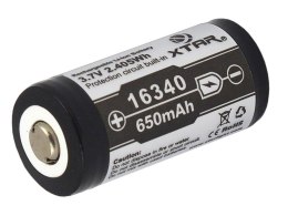Akumulator Xtar 16340 / R-CR123 3,7V Li-ion 650mAh z zabezpieczeniem X-Tar